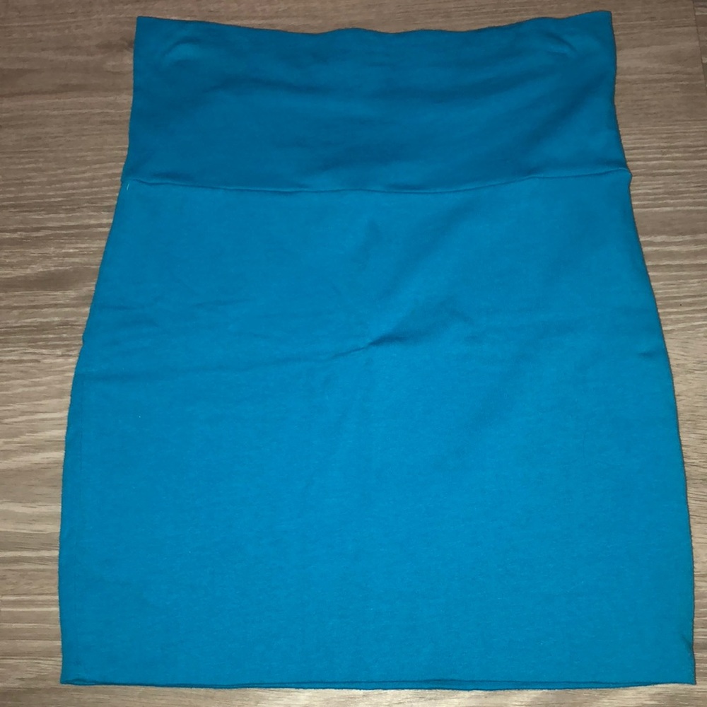 Blue skirt